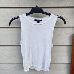 Forever 21 White Crop Top